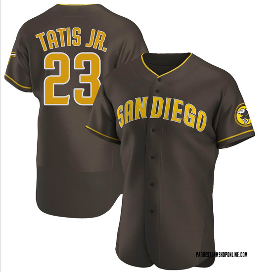 Women's John Kruk San Diego Padres Authentic Brown Road Jersey