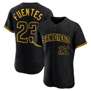 Men's Ji Man Choi San Diego Padres Replica Black Golden Alternate Jersey