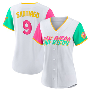 Men's Benito Santiago San Diego Padres Replica White Home