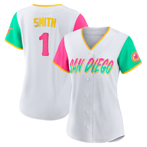 Youth Ozzie Smith San Diego Padres Replica White /Brown Home Jersey