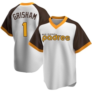 Men's Trent Grisham San Diego Padres Replica Black Holographic Alternate  Jersey